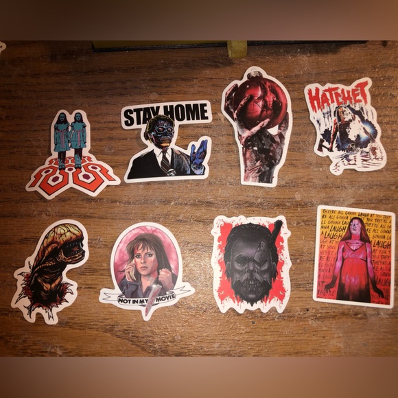 Bundle of horror themed stickers - Picture 1 of 1